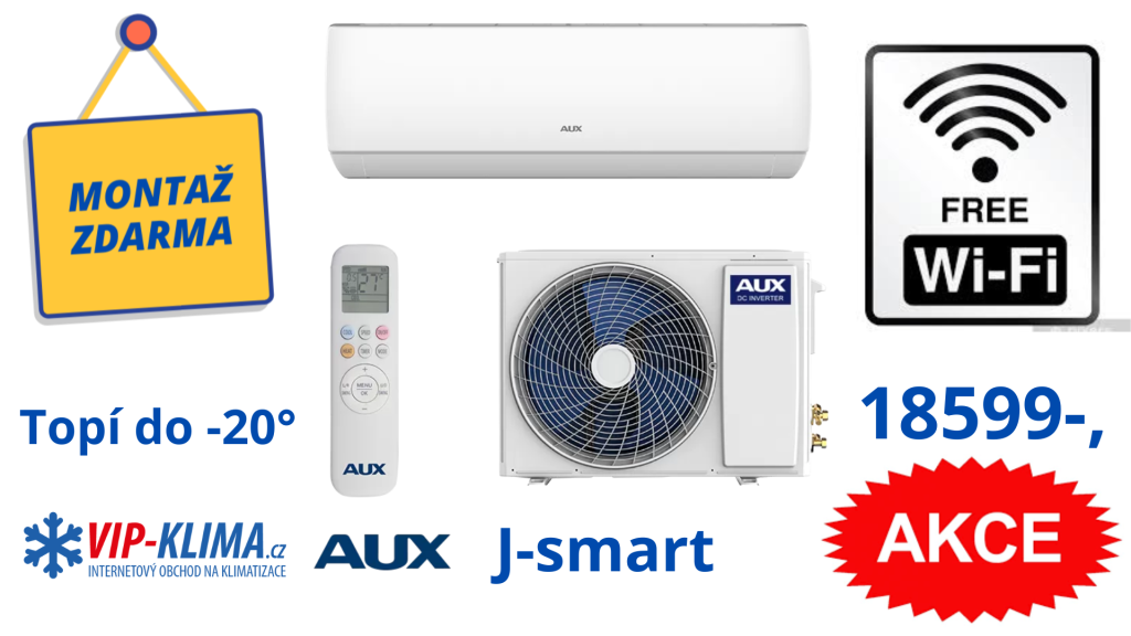 AUX J-SMART 3,5KW MONTAŽ ZDARMA