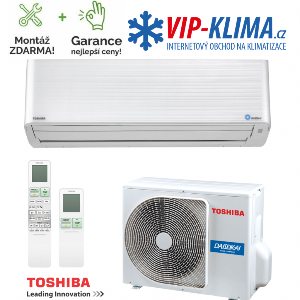 TOSHIBA SUPER DAISEIKAI 9 - 2,5KW MONTAŽ ZDARMA